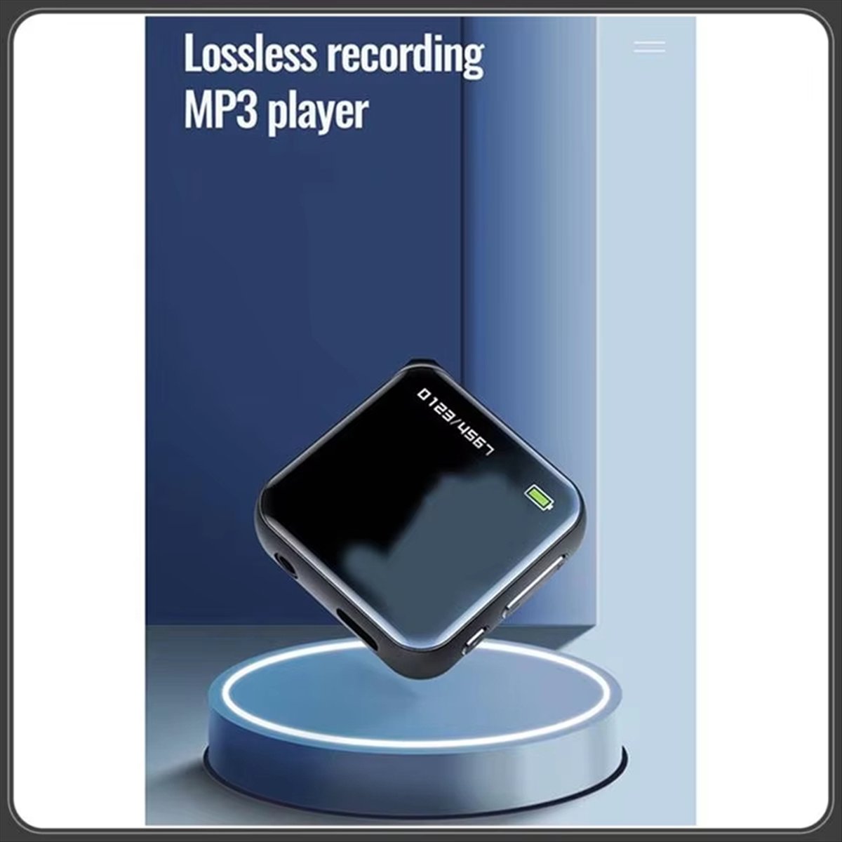 Music Audiobook - Pemutar MP3 dengan Layar, Perekam Suara
