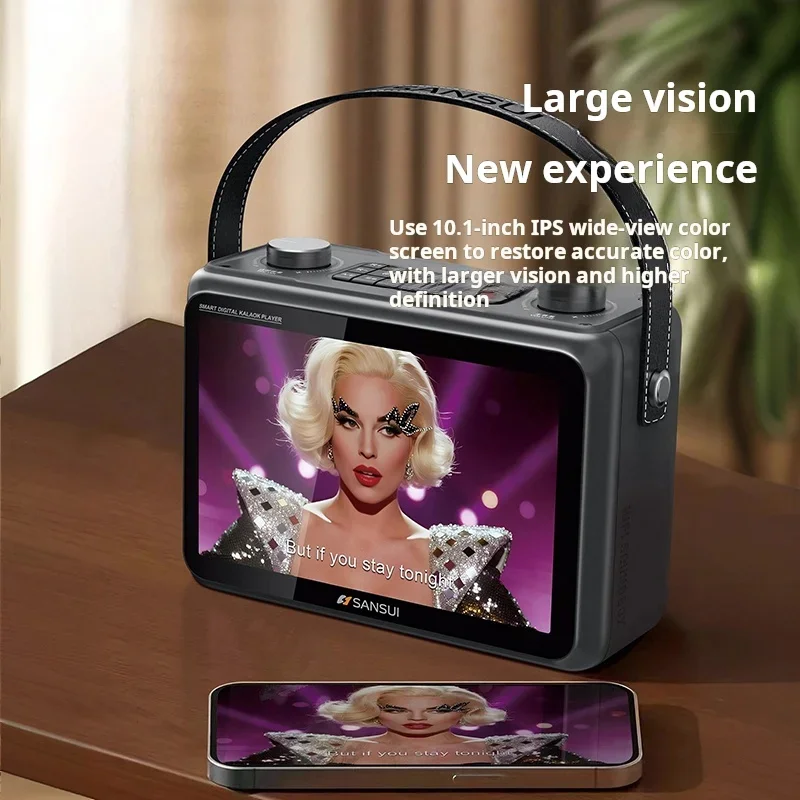 Audio Music To Lyrics - SANSUI K115 Layar LED 10.1 Inci