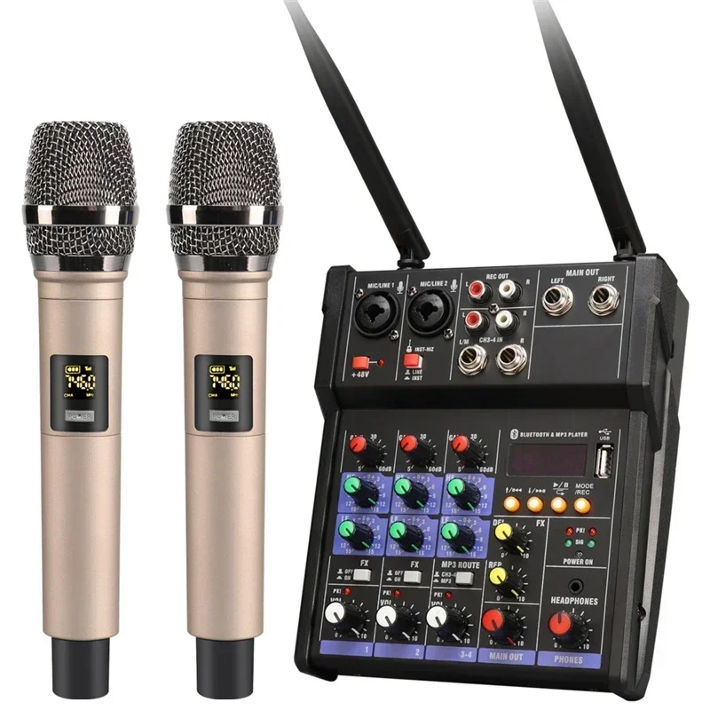 Audio Music Dj - Mixer Audio USB 4 Saluran dengan