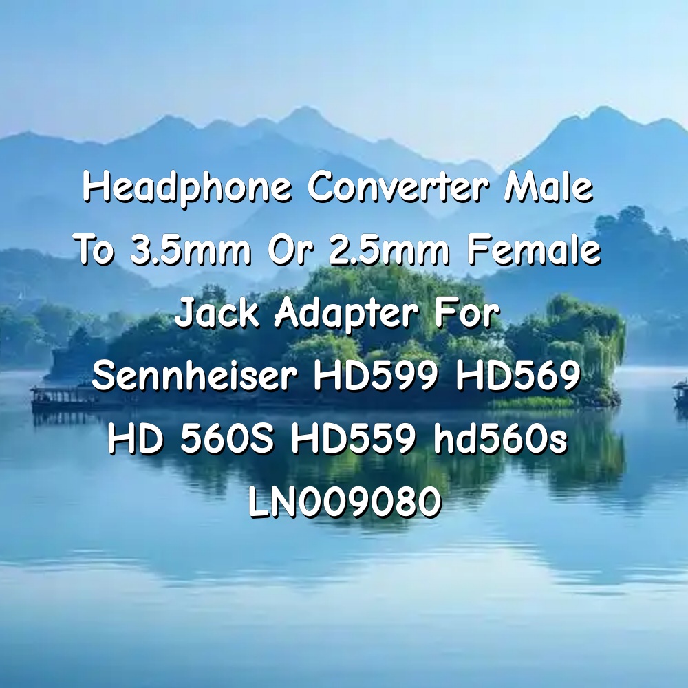 Sennheiser Headphone Hd 560S - Adaptor Konverter Headphone, dari Konektor Jantan