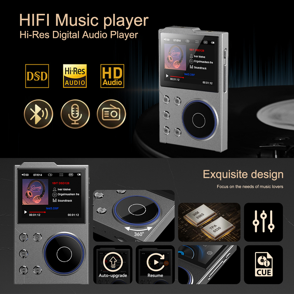 Pemutar Musik MP3 Digital Hi-F - Music Audiobook ulasan dan harga