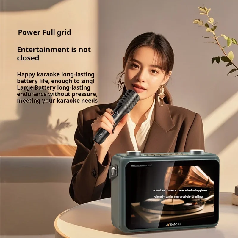 SANSUI K115 Layar LED 10.1 Inc - Audio Music To Lyrics ulasan dan harga