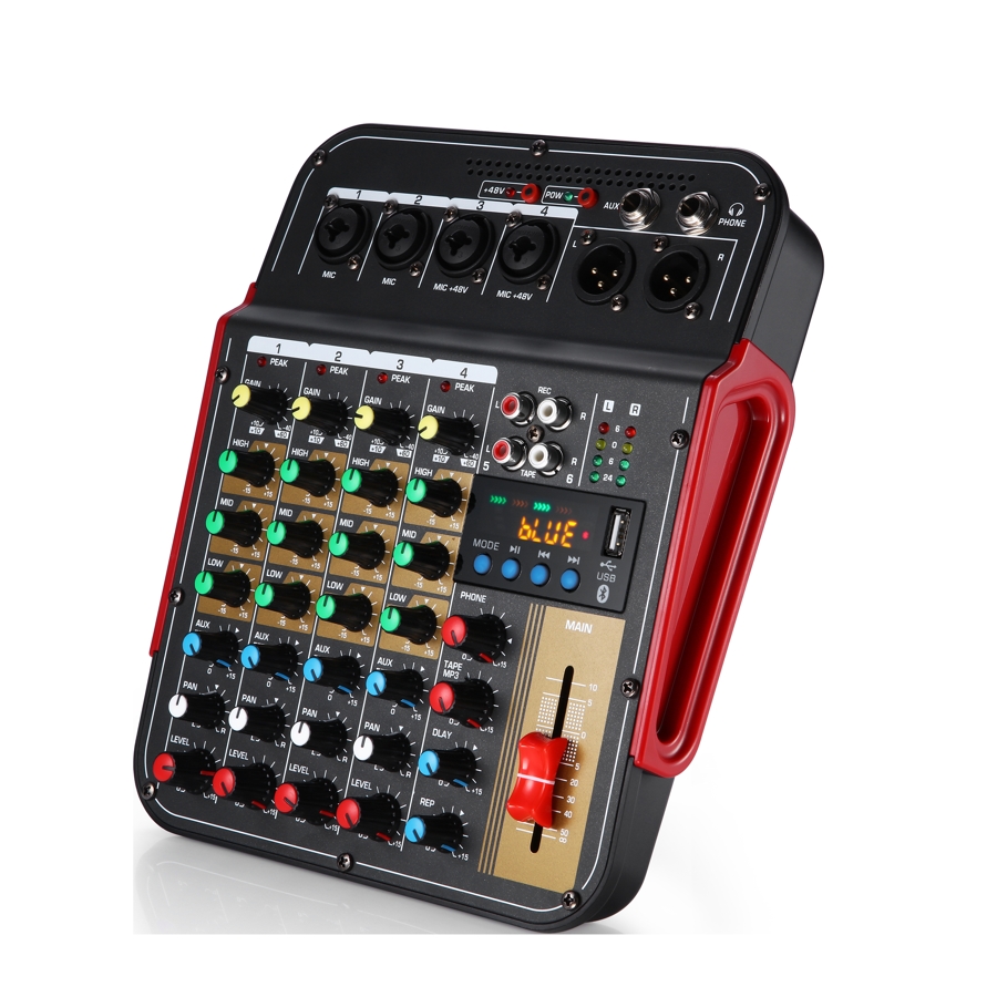 Mixer Audio Bluetooth dan catu - Audio Music Dj ulasan dan harga