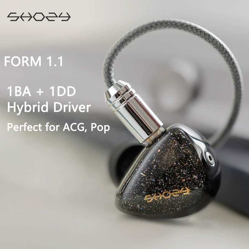 Shozy Form 1.1 Hybrid IEM Earp - Audio Music Technology ulasan dan harga