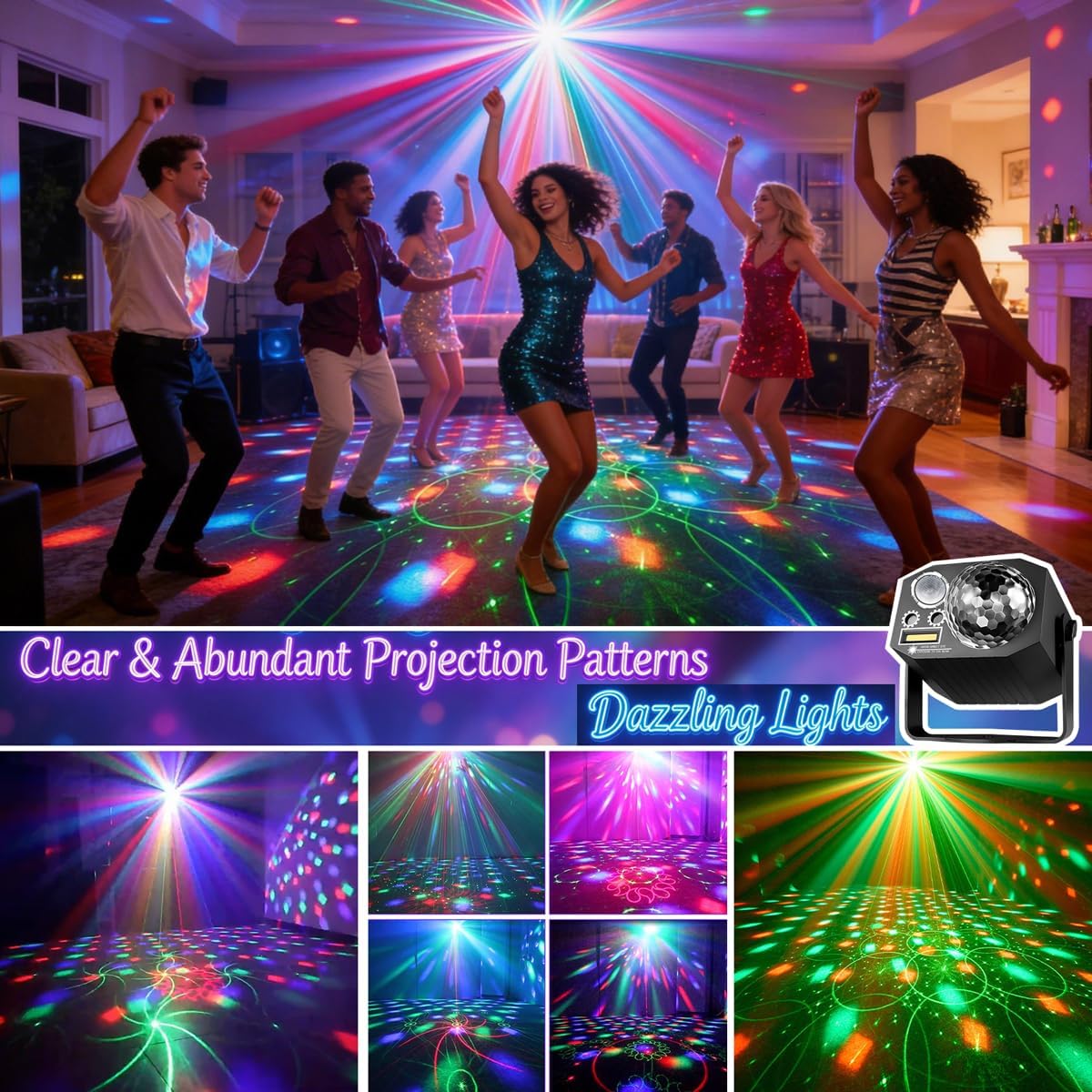 Lampu Bola Disko Pesta DJ deng - Audio Music Dj ulasan dan harga