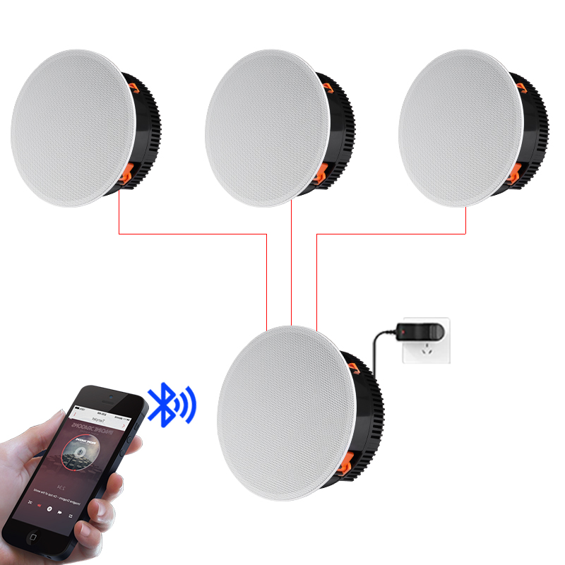 Speaker Langit-Langit Nirkabel - Audio Music Background ulasan dan harga