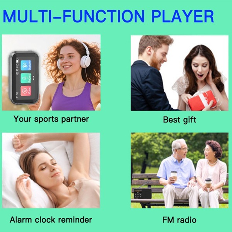 Layar Sentuh Mini Bluetooth MP - Music Audiobook ulasan dan harga