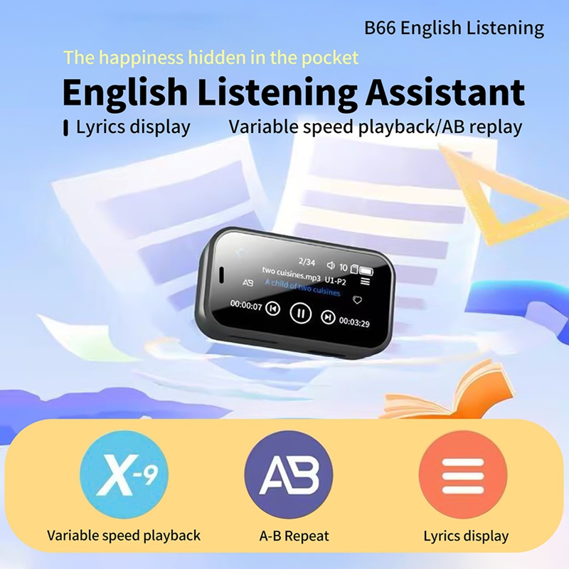 Layar Sentuh Mini Bluetooth MP - Music Audiobook ulasan dan harga