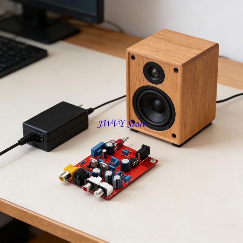 Papan Dekoder 573A TDA1543 CS8 - Audio Music Quality Enhancer ulasan dan harga