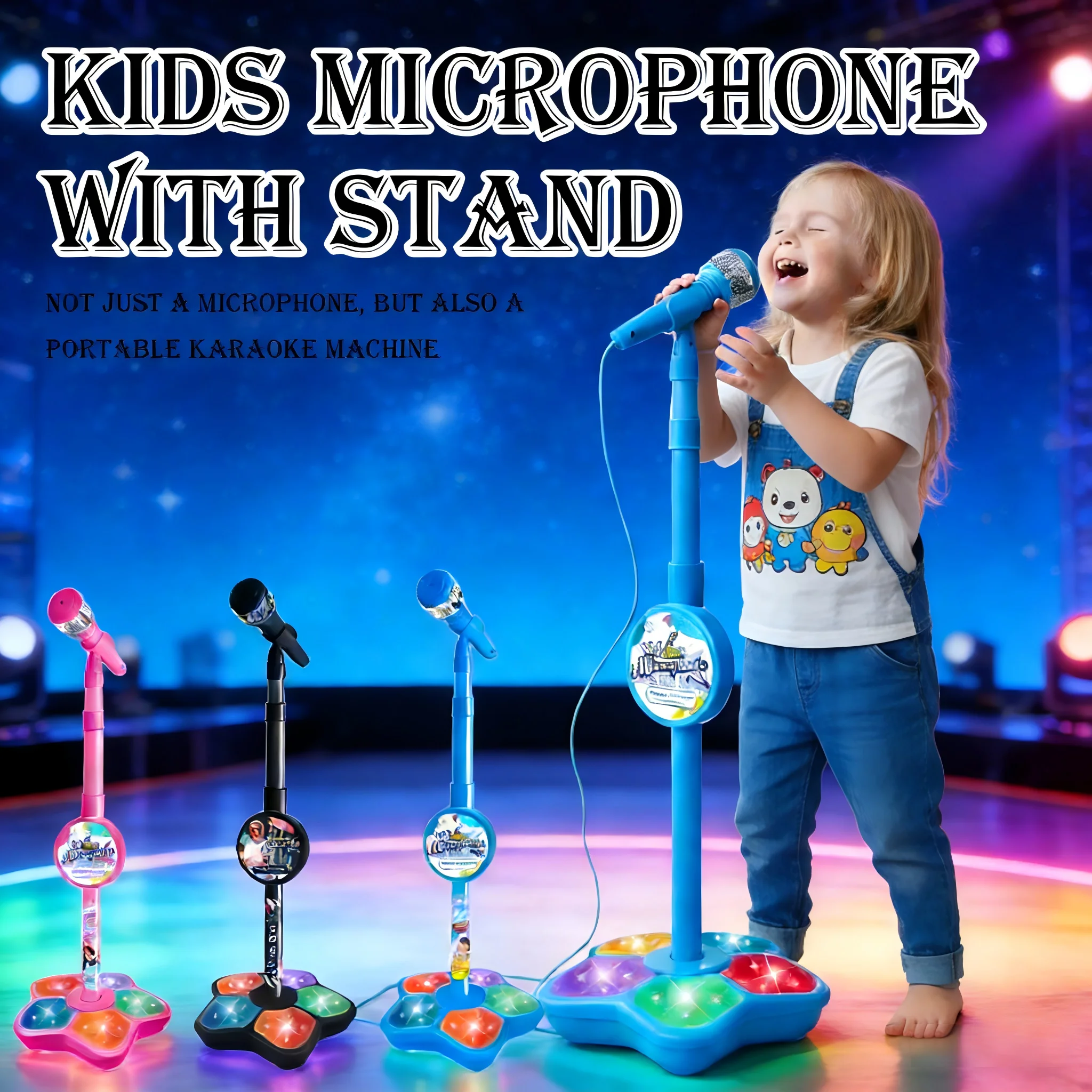 Mikrofon Karaoke dengan Stand, - Audio Music Maker ulasan dan harga